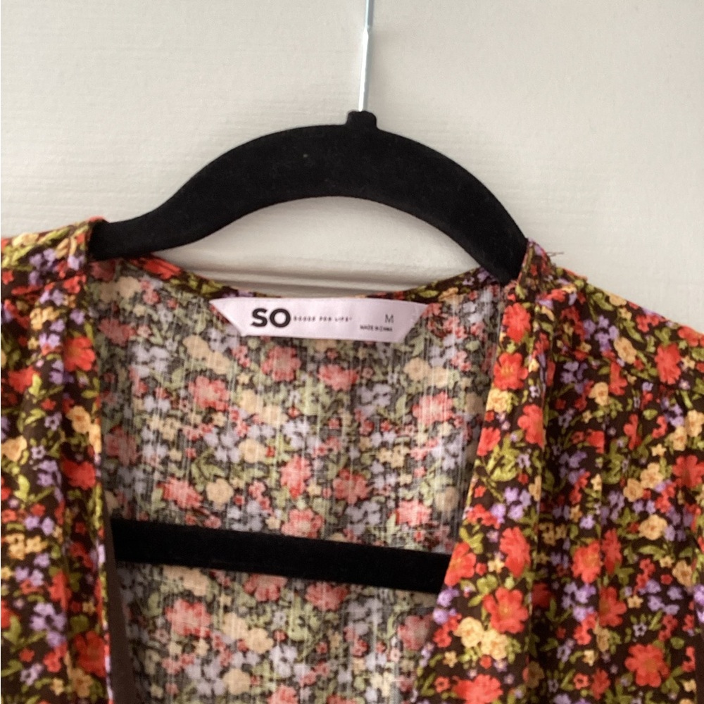( SOLD ) 1970s vintage style mini dress - Picture 2 of 2